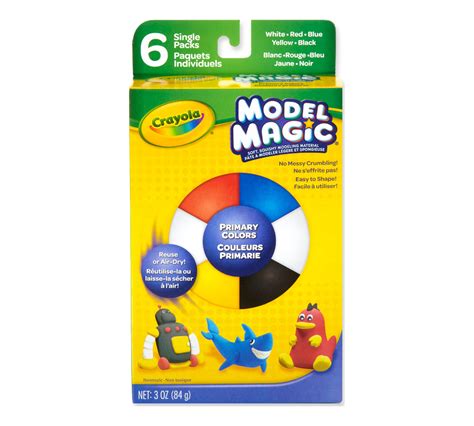 Model magic supplies close by